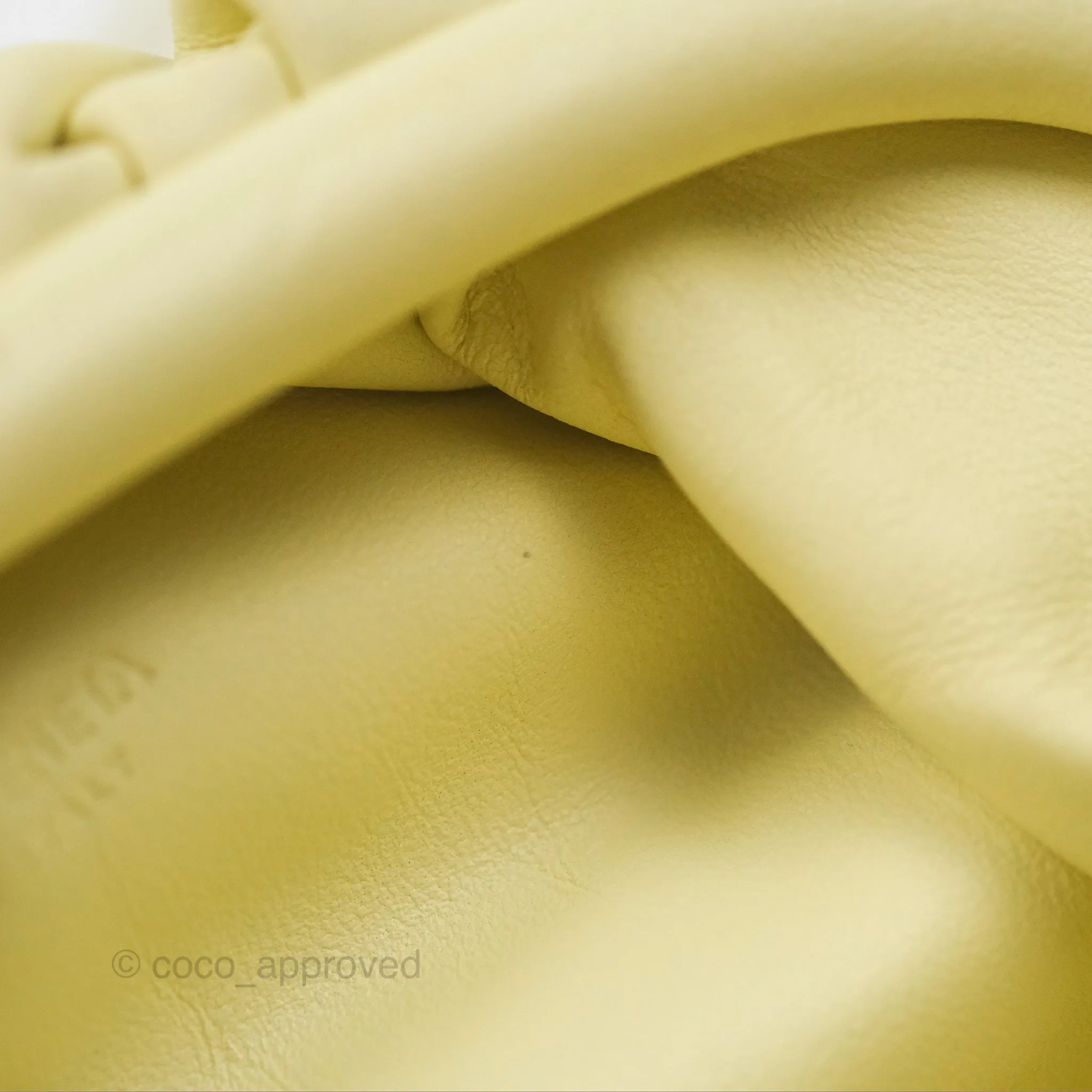 Bottega Veneta Butter Calfskin The Mini Pouch Zest Washed