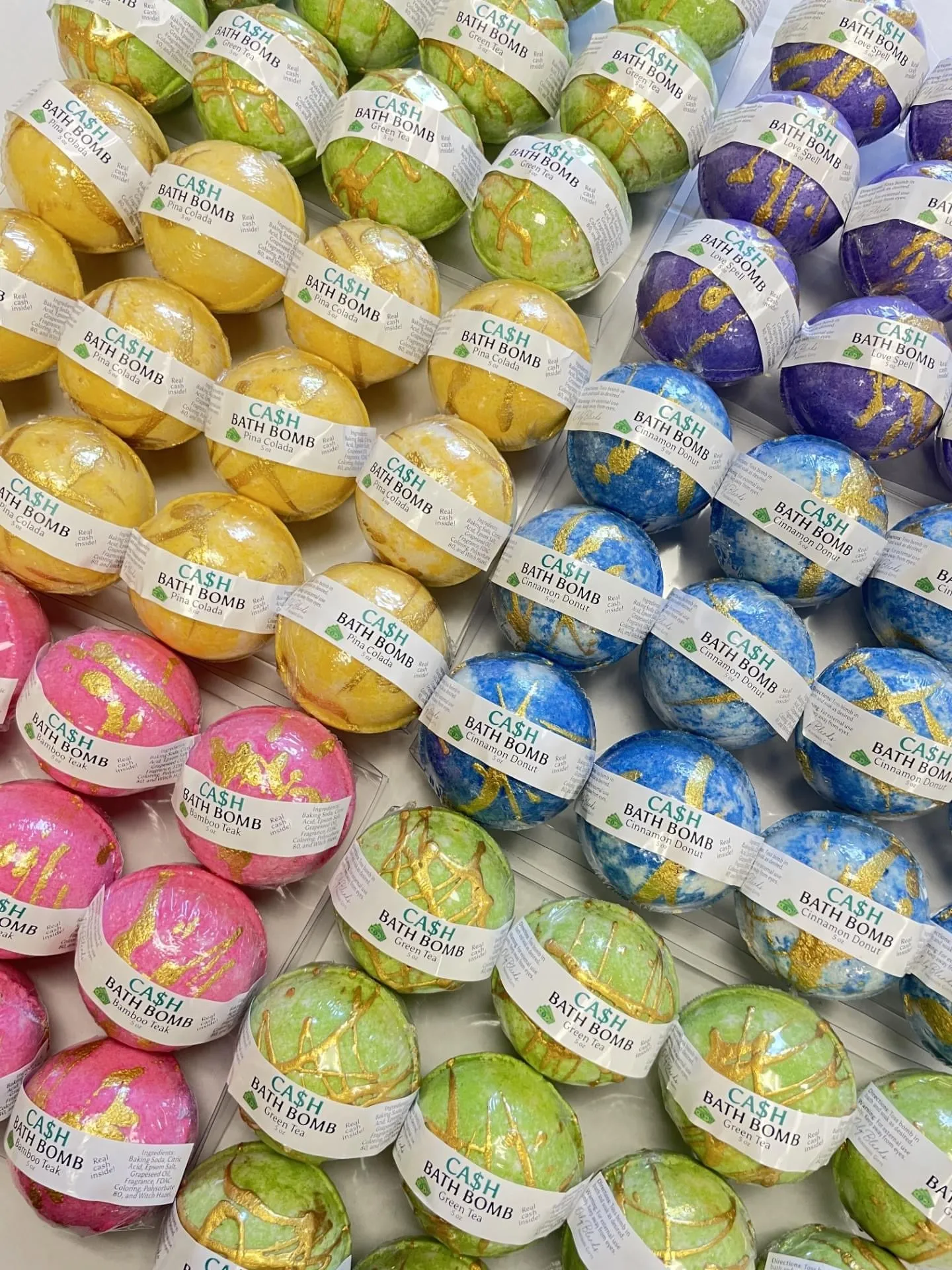 CASH MONEY BATH BOMBS