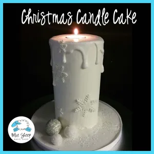 Christmas Candle Cake
