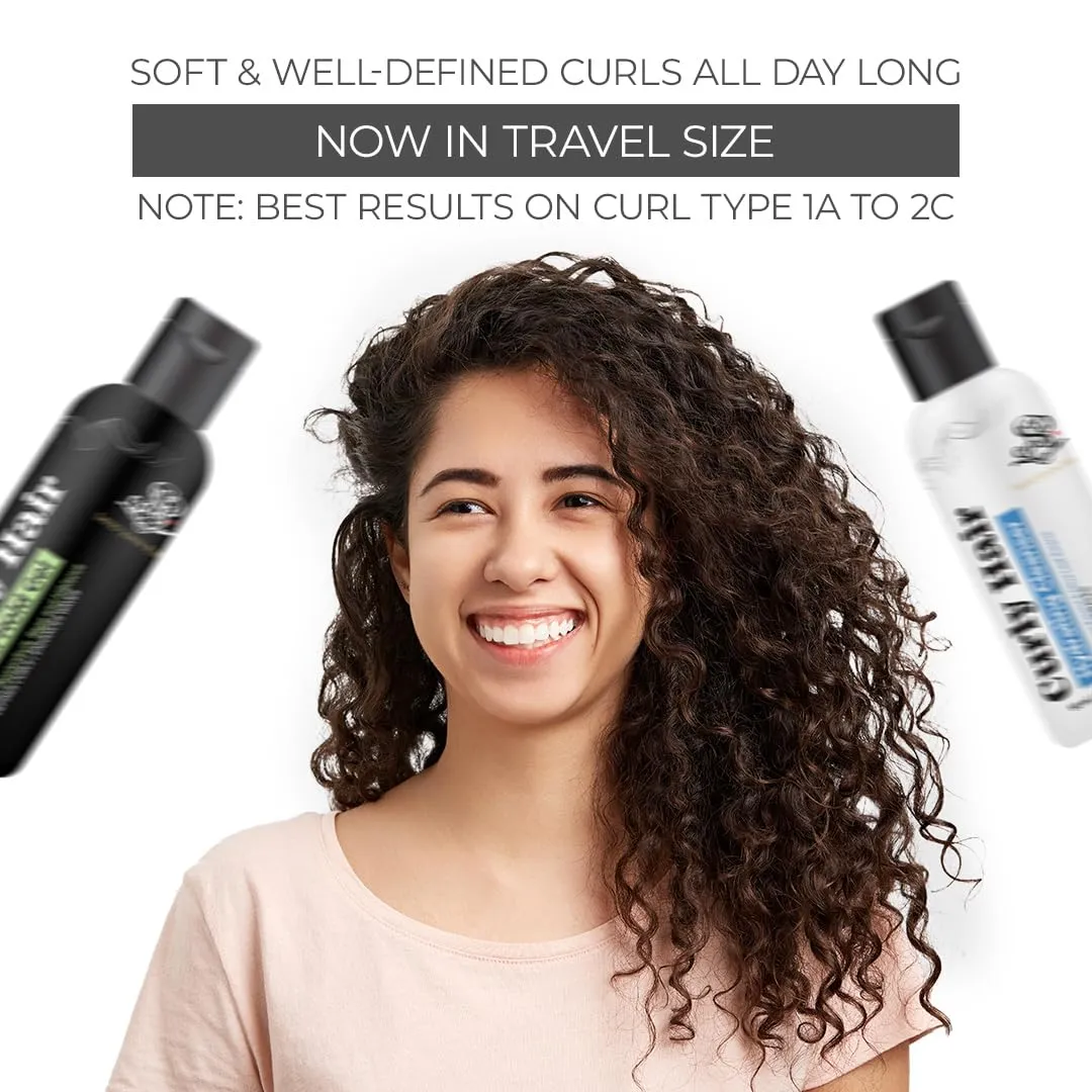 Curly Hair Hydrating Cleanser and Ultra Gel Combo | Wavy & Curly Hair Products | Curly hair care | Magic hair care for curls | Shea butter | Coconut | Created by Savio John Pereira (Pack of 2)
