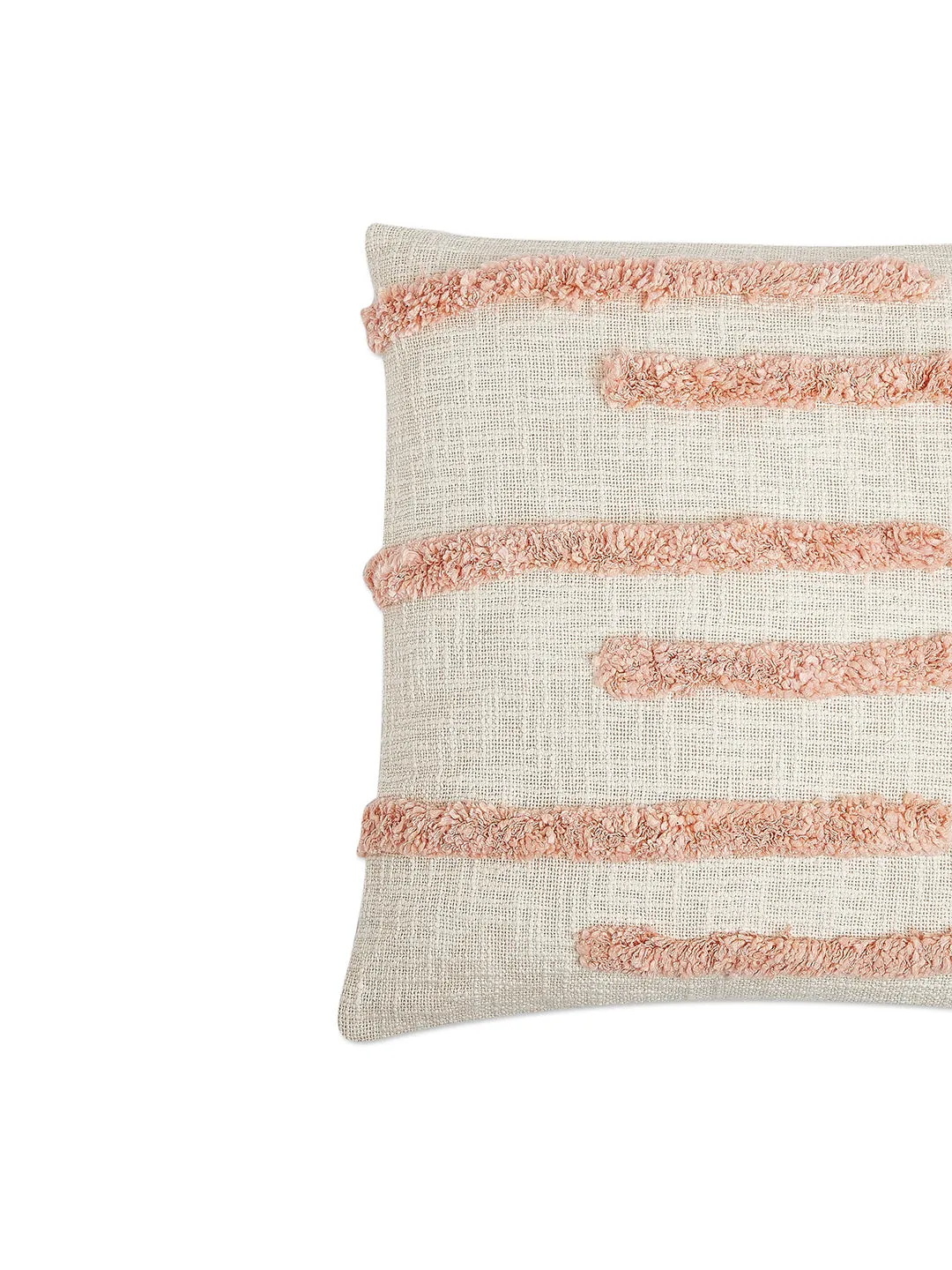 Fuzzy Peach Cushion Cover -  Handmade