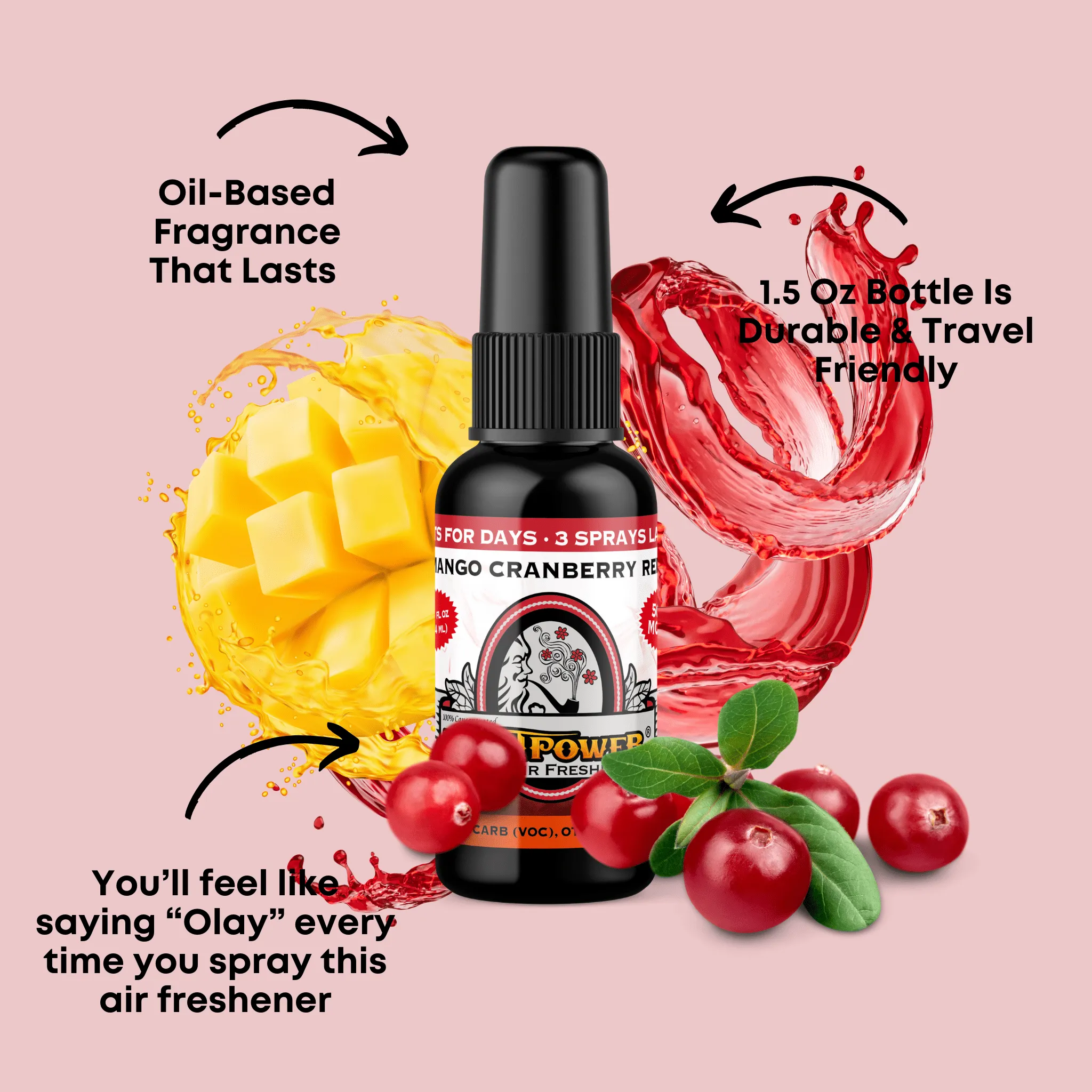 Mango Cranberry Red Air Freshener Spray