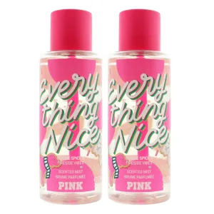 Victoria's Secret Pink Everything Nice Body Mist 7.9 fl. oz / 234 ml 2-PACK